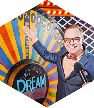 Money Wheel Dream Catcher Hex3